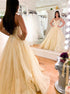 Ball Gown Sweetheart Tulle Pleats Prom Dresses LBQ4120